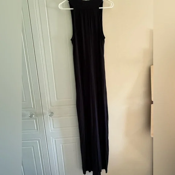 Motherhood Maternity Black Sleeveless Maxi Dress Size Large - Picture 2 of 3